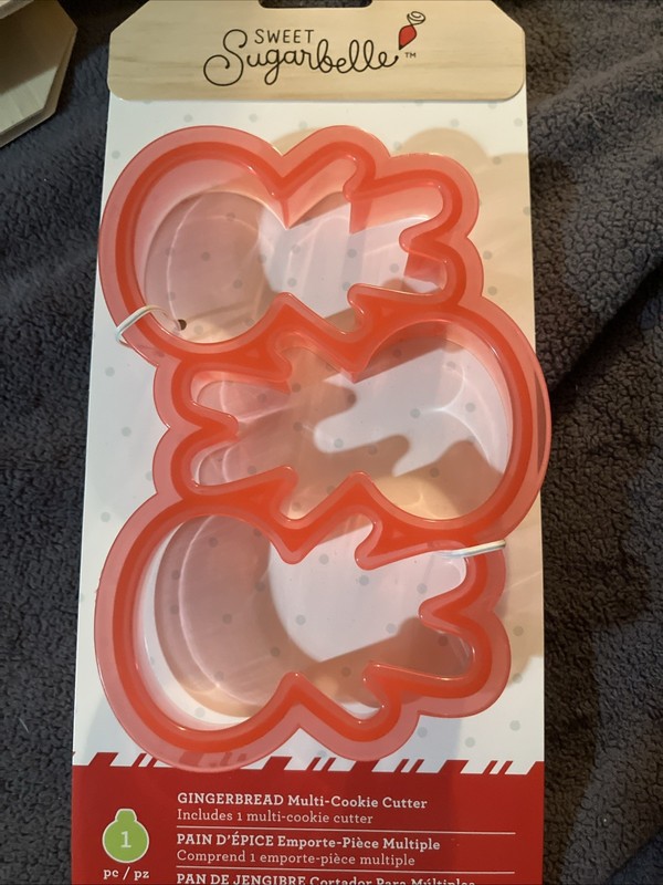 Sweet Sugarbelle Gingerbread Multi Cookie Cutter Cut 3 At Once!