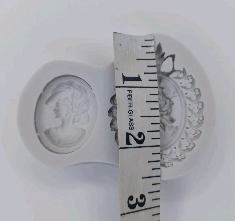 Gray Silicone Cameo Fondant Or Chocolate Mold Or Craft Mold gallery