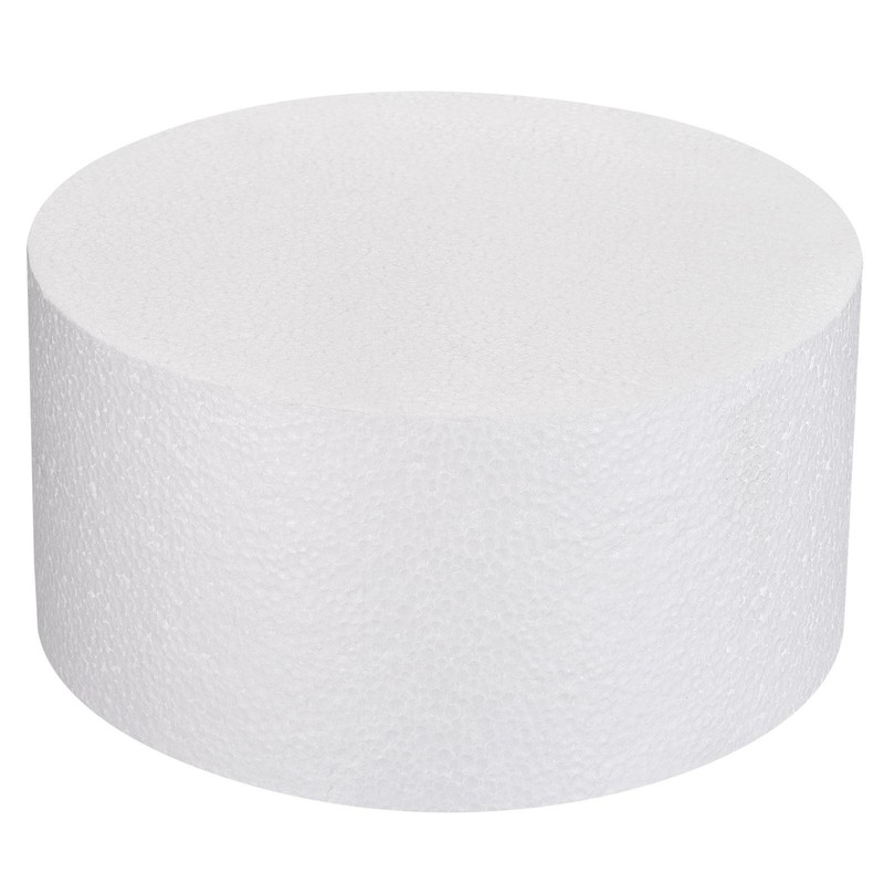 Round Foam Cake Dummy 4″ x 8″ Circle Dummy Cake Set