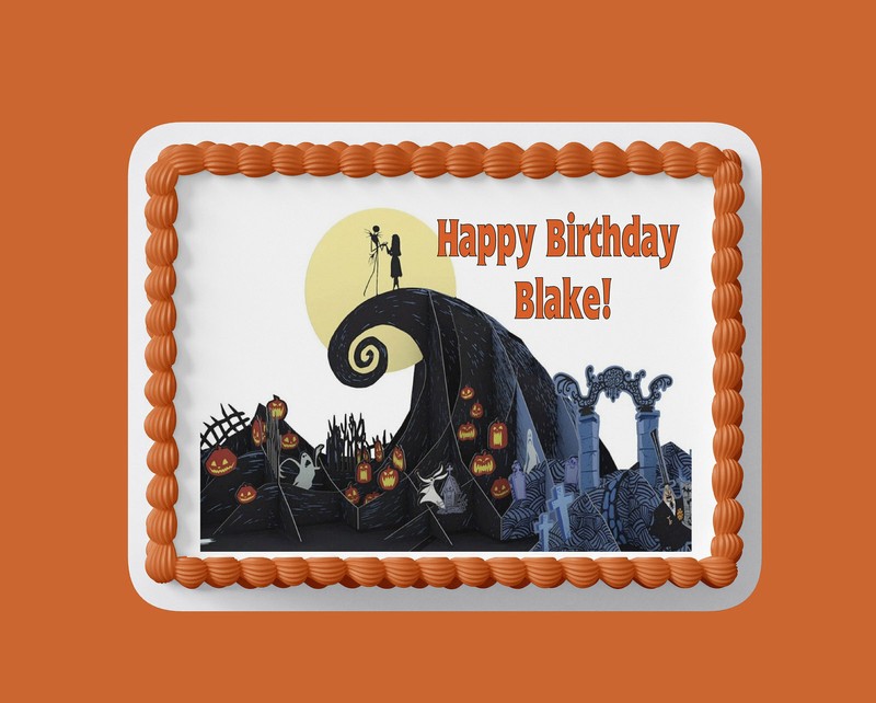 Nightmare Edible Frosting Sheet/Halloween Birthday gallery