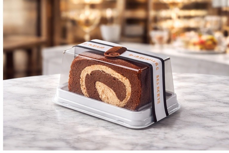 50 PCS ClearSlice PET Cake Box H-1175 gallery