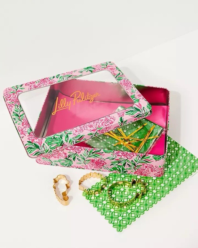 Lilly Pulitzer Cookie Exchange Kit Conch Shell Pink New In Box