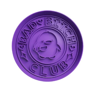 Bad Bitch Club Meme Cookie Cutter Fondant Biscuit Baking Tool