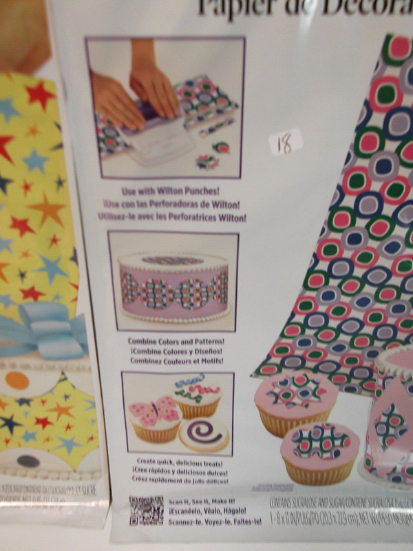 Wilton Stars Edible Decorating Paper Sugar Sheets Lot of 2 gallery
