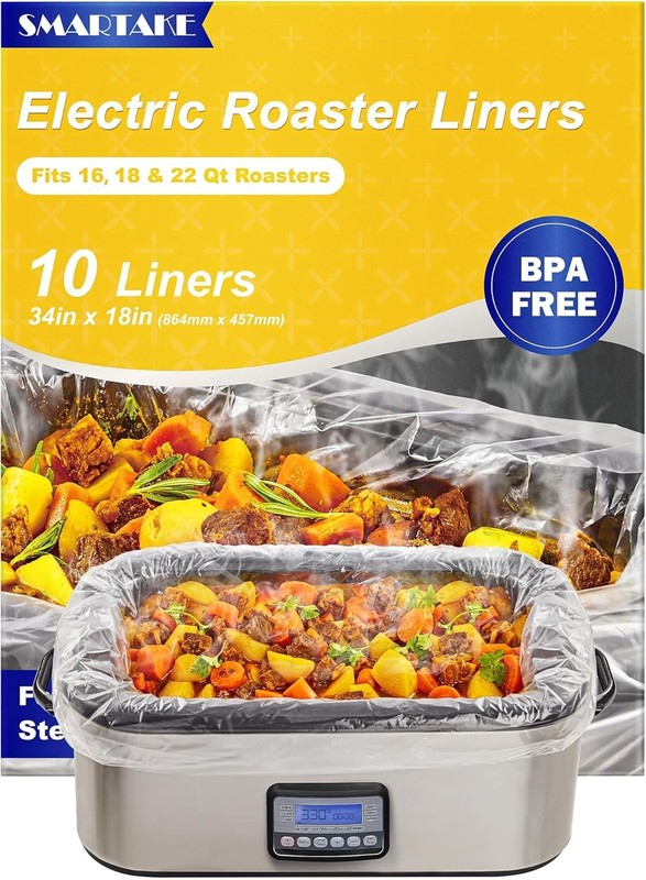 Electric Roaster Liners, 10 Count Disposable Roaster Liners, Fits 16, 18, 22 ... gallery