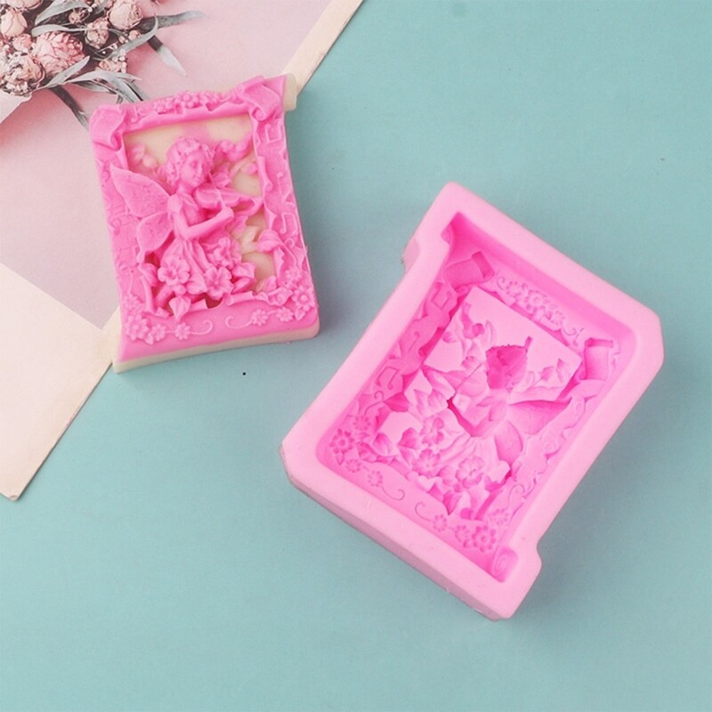 Playing Violin Kid Silicone Mold Fondant Chocolate Mould DIY Clay Resin Model gallery