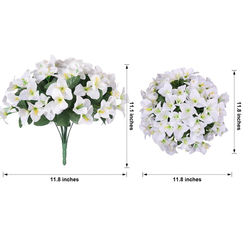 Ivydale Bougainvillea Artificial Flowers For Outdoors Spring Decor 4 Bundles gallery
