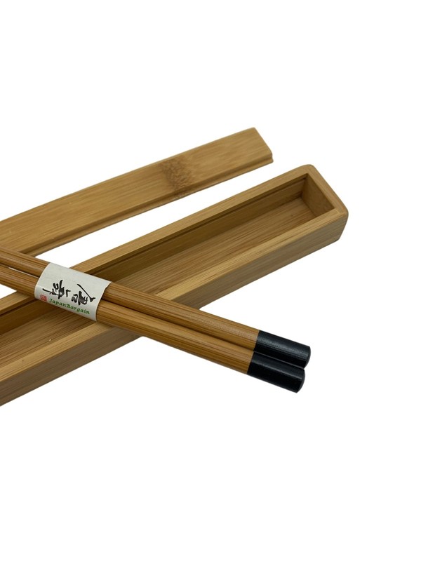 10-Pack Bamboo Portable Chopsticks with Case, Reusable Travel Chopsticks, Red... gallery