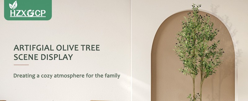 Olive Tree 5ft, Artificial Olive Tree with White Pot, Fake Tree gallery