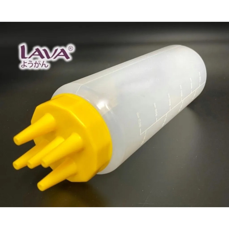1 PC- Lava Multipurpose Tube Roti Jala Mould / Squeezer 5 Hole 700ML Free Ship gallery