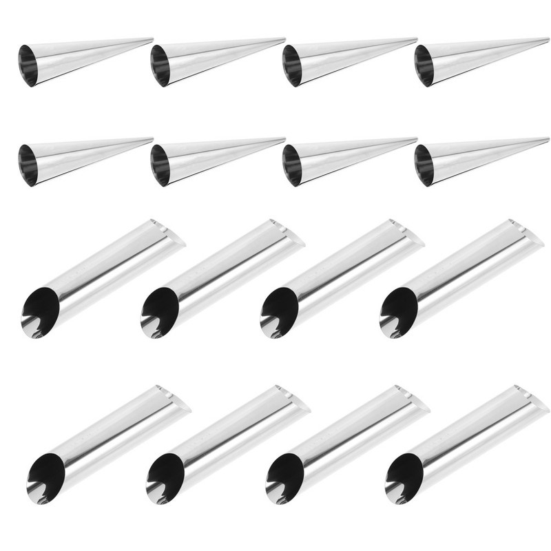 16Pcs Reusable Stainless Steel Croissant Roll Horn Mold for Baking and Cooking gallery