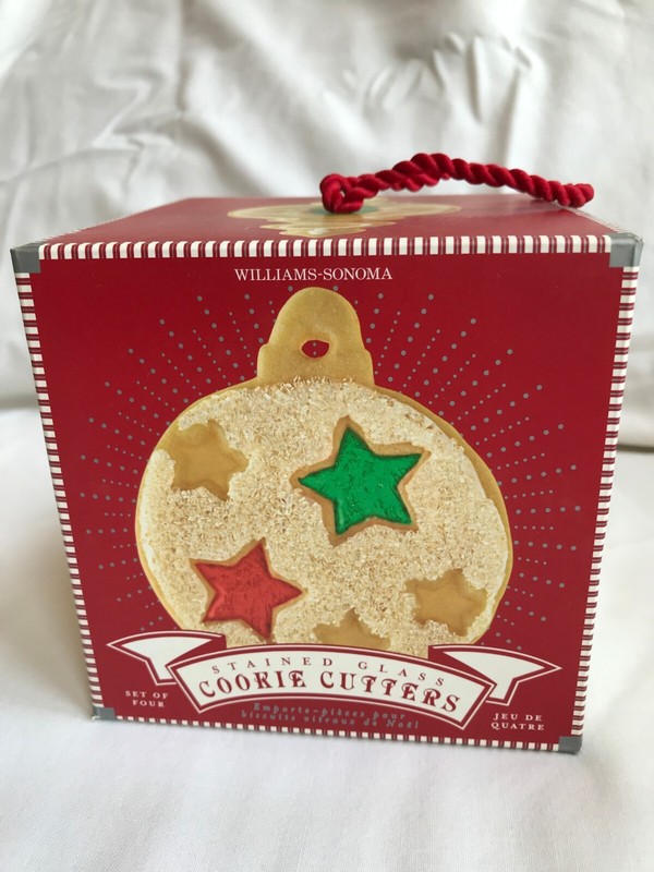 Williams Sonoma Christmas Stained Glass Cookie Cutters, New With Tags gallery