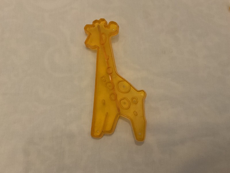 Vintage Circus Animals Cookie Cutters Lot Of 6 Clear Yellow With Handle gallery