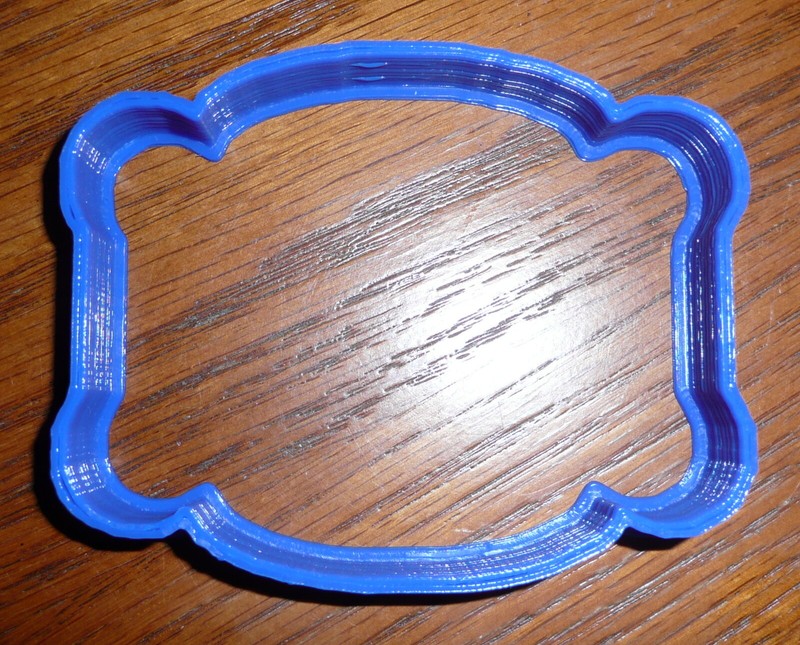 FANCY PLAQUE 2 FRAME PASTRY BAKING KITCHEN COOKIE CUTTER USA PR259 gallery