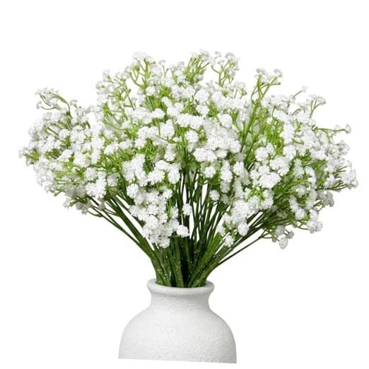 Babys Breath Artificial Flowers Baby Breath Flowers Artificial 18 Pcs White gallery