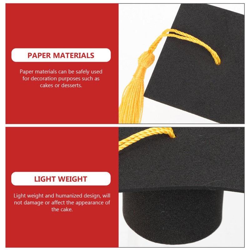 10PCS Graduation Hat Graduation Caps Decorations Graduation Caps gallery