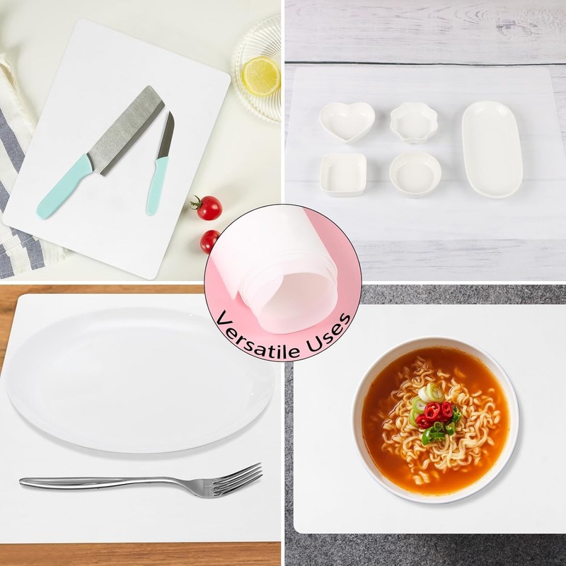 12” x 16”Non-slip Translucent, Clear Silicone Mats for Kitchen Counter gallery