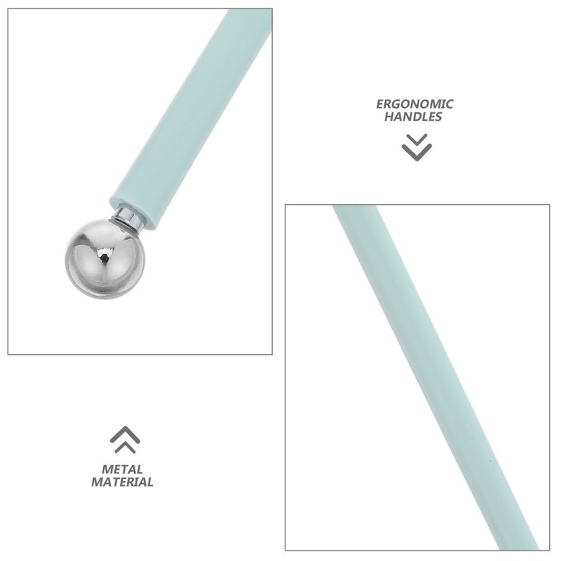8pcs Metal Ball Fondant Dotting Tool - Double-Ended Modeling Stylus - Flower gallery
