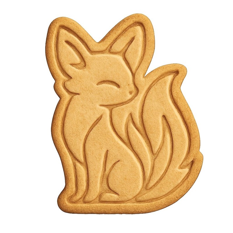 Majestic Phoenix Fox Cookie Cutter - 4x3" Creative Kitchen Tool Party gallery