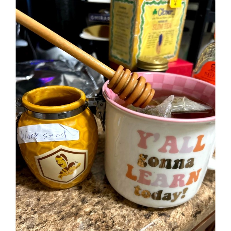 4PCS 6 inch Honey Dipper Sticks Honey Spoon, Wooden Honey Mixing Stirrer gallery