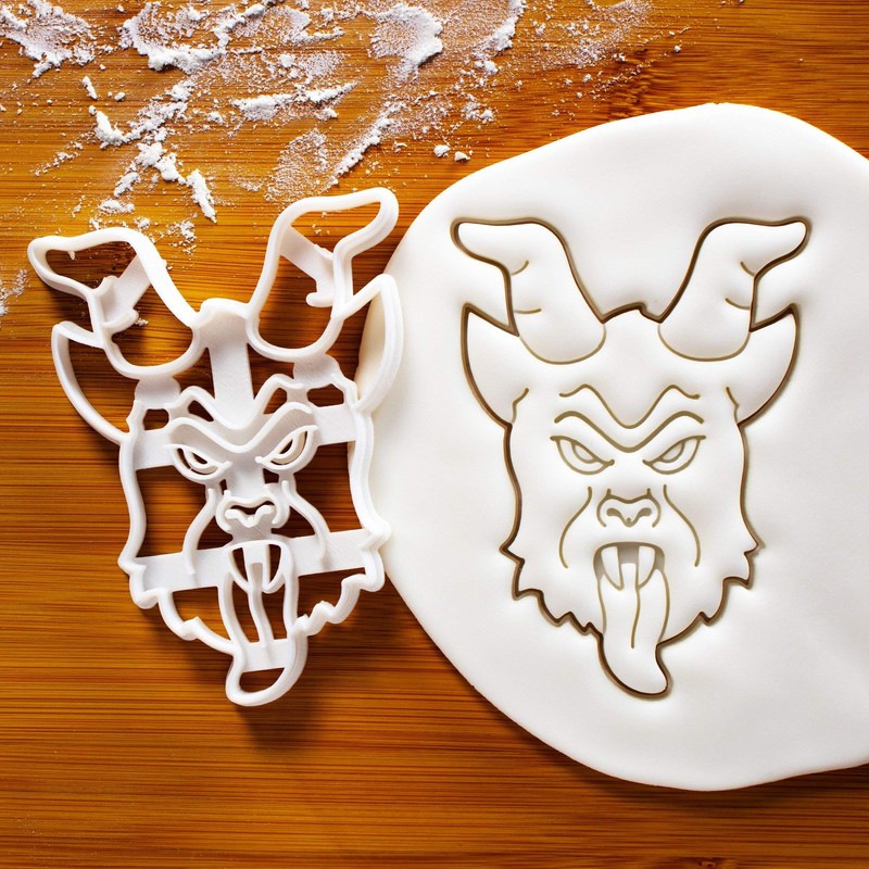 Realistic Krampus Cookie Cutter Suitable For Christmas Party 1 Piece - Bakerlogy gallery