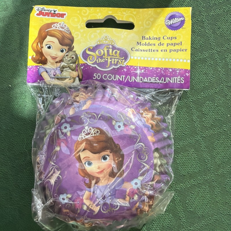 Wilton Disney Sofia The First Cupcake Wrapper 50ct Baking Cups Birthday Party
