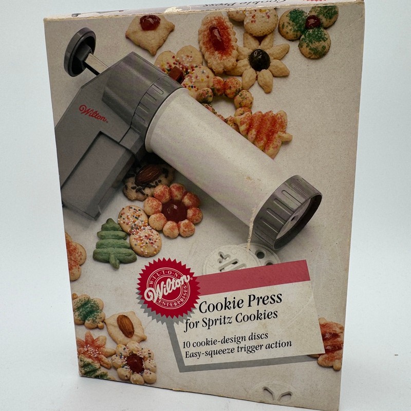 Vintage Wilton Cookie Press for Spritz Cookies, 1988 gallery