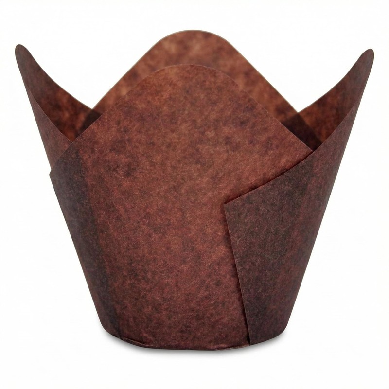 Extra Large Jumbo Tulip Baking Cups – 125 Pack 2.25″ Texas Size – Premium Gre…
