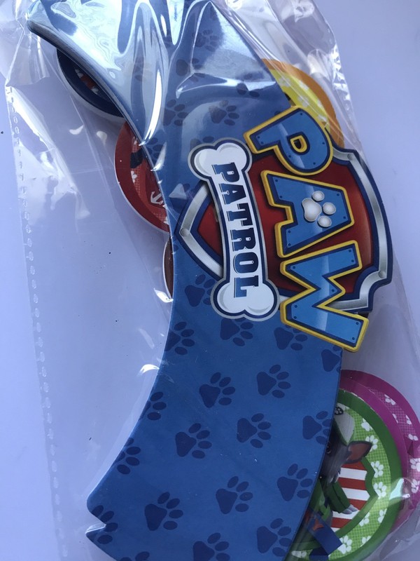 PAW PATROL Kid Birthday Party Cupcake Muffin Cakes case Decorating Toppers Set gallery