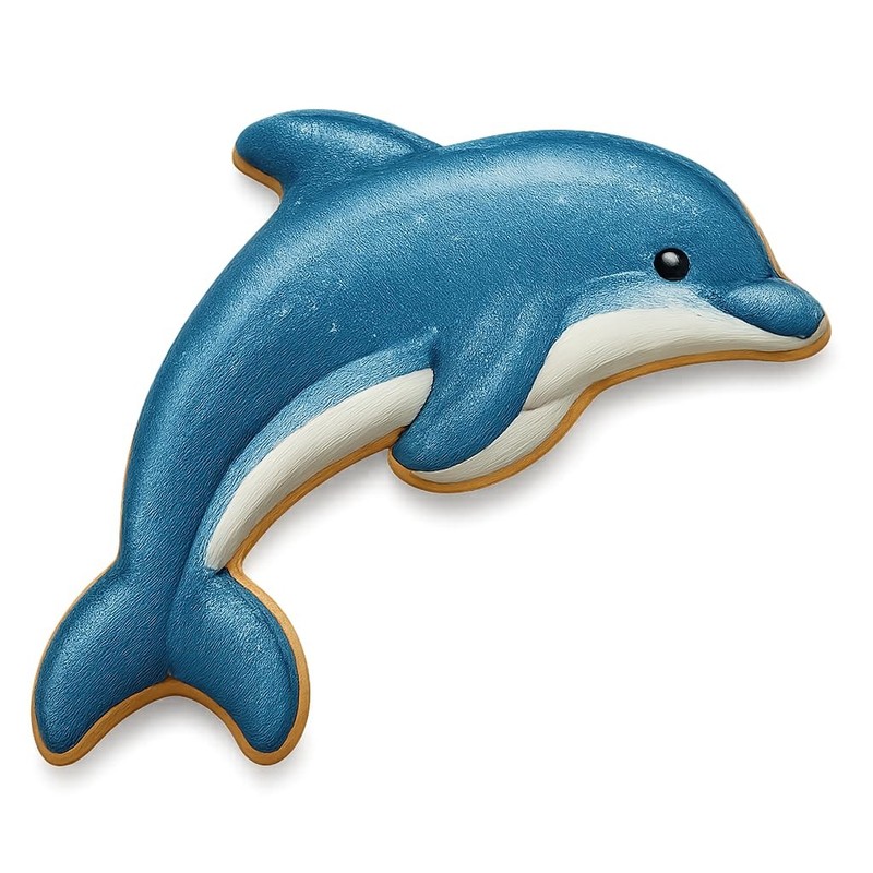 Leaping Dolphin Cookie Cutter 4x2.5" Fun Baking Tool gallery
