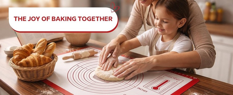 XL Silicone Pastry Mat for Baking Extra Lar 28x20 - Non-Sti Non-Slip gallery