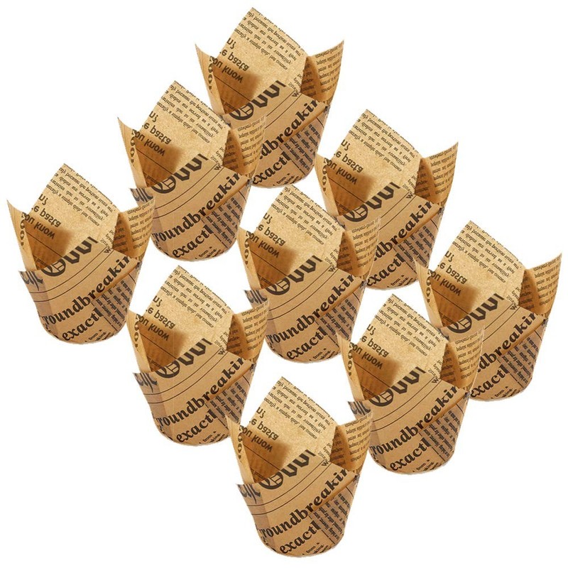 150 Pack Tulip Cupcake Liners Baking Cups Grease-Proof Muffin Wrappers News gallery