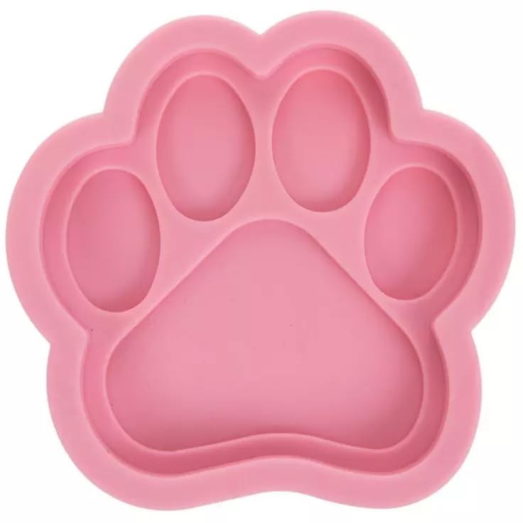 Paw Print Silicone Candy Mold – 3 x 3 Inch