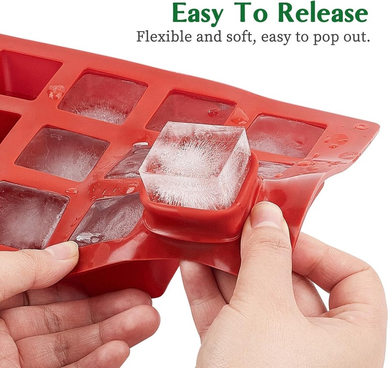 Cube Cake Silicone Mold | 1.2" x 1.2" x 1.2" 3D Square Silicone Molds for Bak... gallery