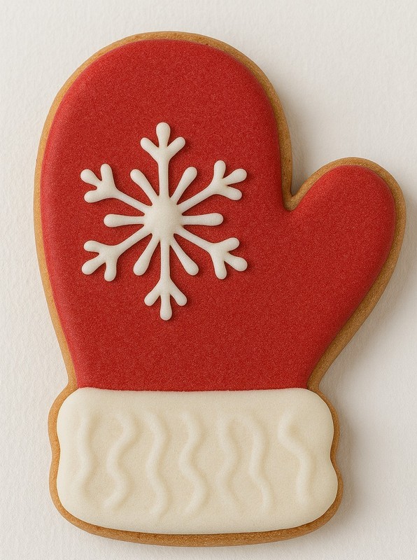 5'' Mitten Christmas Cookie Cutter Metal gallery