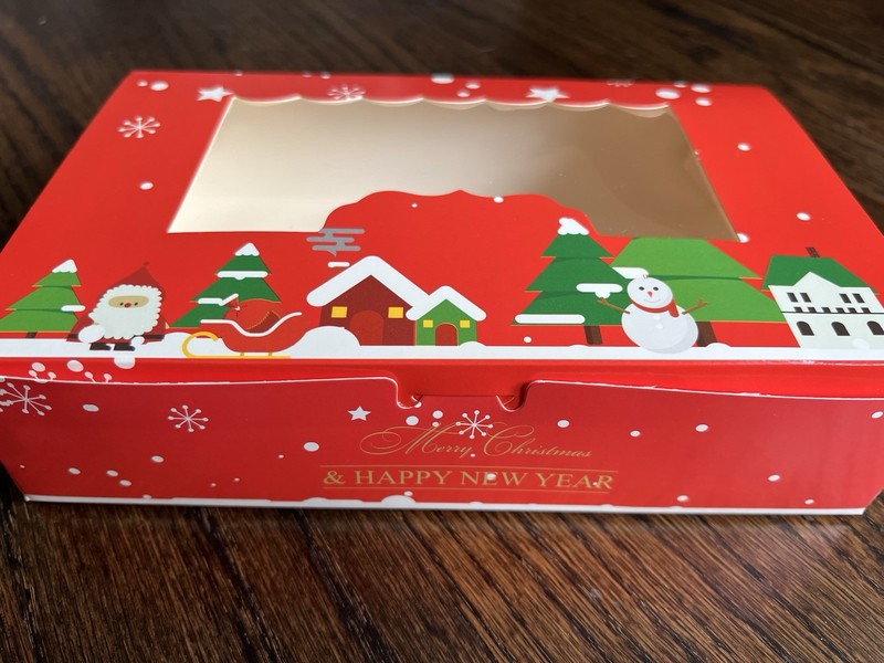 5 Pack Cupcake/Muffin/Snowball Mochi Cases-Christmas/New Year- 6 Grids Per Pack gallery