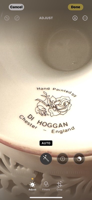 Pedestal Serving Plate. Hand Painted And Sighing by DI HOGGAN. gallery