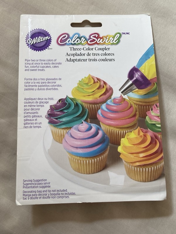 NIP Wilton Color Swirl Three-Color Coupler For Icing Frosting – NEW