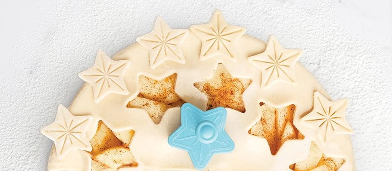 Talisman Designs Plunger Style Pie Crust Cutters, Occassions Design, 4 Piece Set gallery