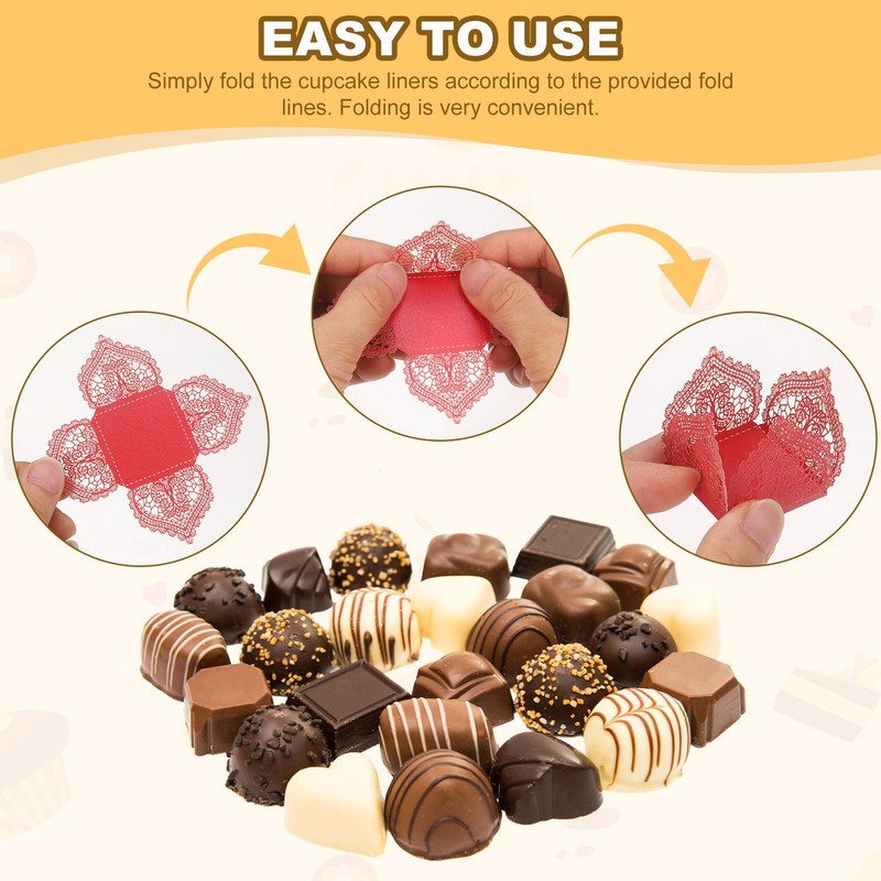 30PCS 4.1 Inch Truffle Wraps for Wedding Birthday, Black gallery
