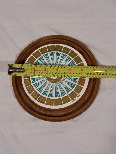 Vintage Goodwood Thailand Genuine Teak Wood Plate Covered Glass Cheese Dome gallery