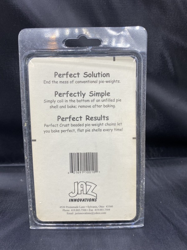 Pie Crust Weight Chain JAZ Innovations 6’ Stainless Steel USA Kitchen Baking gallery