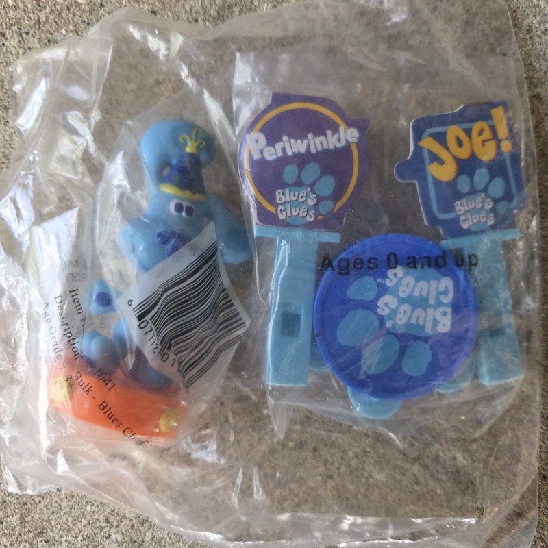 Blue’s Clues Decopac Joe Periwinkle Cake Topper Birthday Decoration Blue Dog NOS