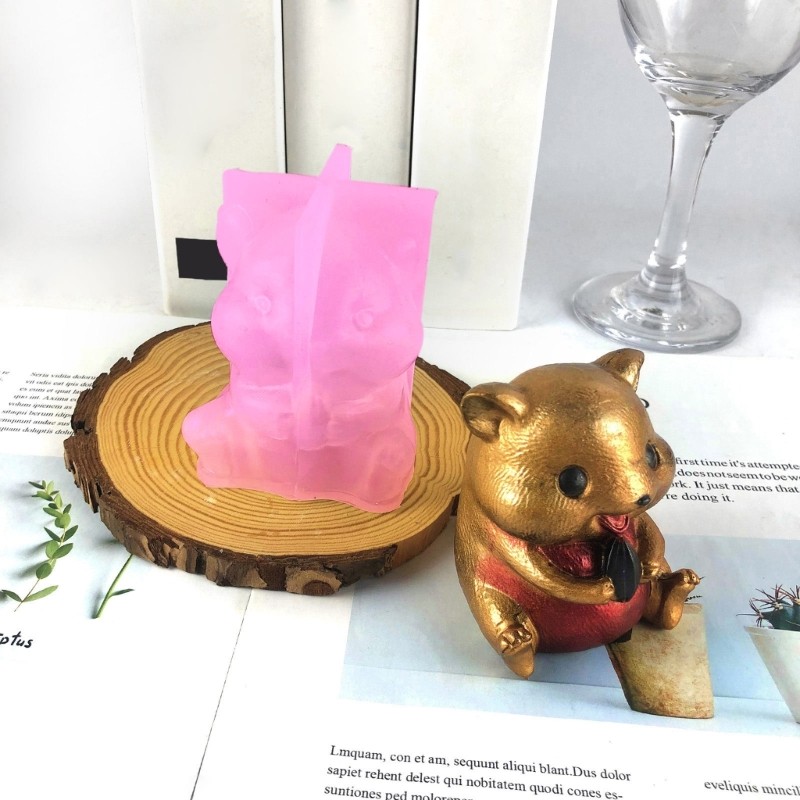 Moulds Squirrel Shape Silicone Material Hand-Making Accessories for Adult gallery