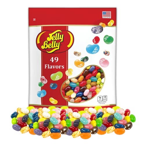 49 Assorted Jelly Bean Flavors Resealable Pouch, Gluten 1.31 Pound (Pack of 1) gallery