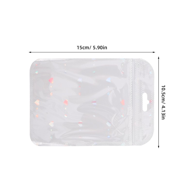50pcs Resealable Packaging Bags: 6x4" Small Business Zipper Pouches for Food gallery