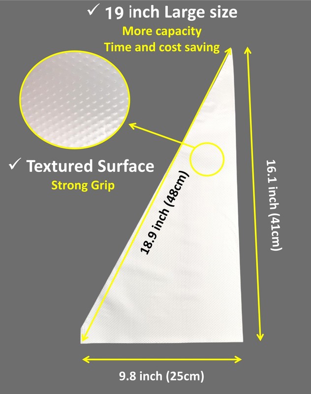 19 Inch Piping Bags,200 Pack Disposable Pastry Bags,Extra Large Thick Anti-Bu... gallery