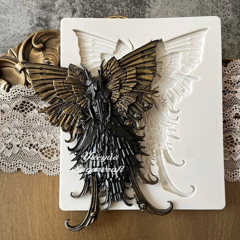 Butterfly Relief Silicone Epoxy Plaster Mould Fondant Cake Mold DIY Sugarcraft gallery