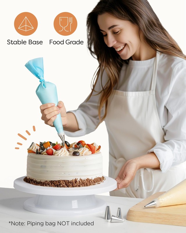 Kootek Cake Stand, 11 Inch Rotating Cake Turntable for Decorating, Display & ... gallery