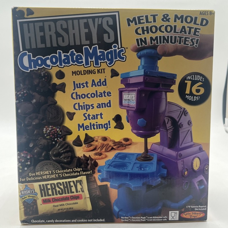 Hershey’s Chocolate Magic Molding Kit New In Box W/ 16 Molds 2002 Spin Master